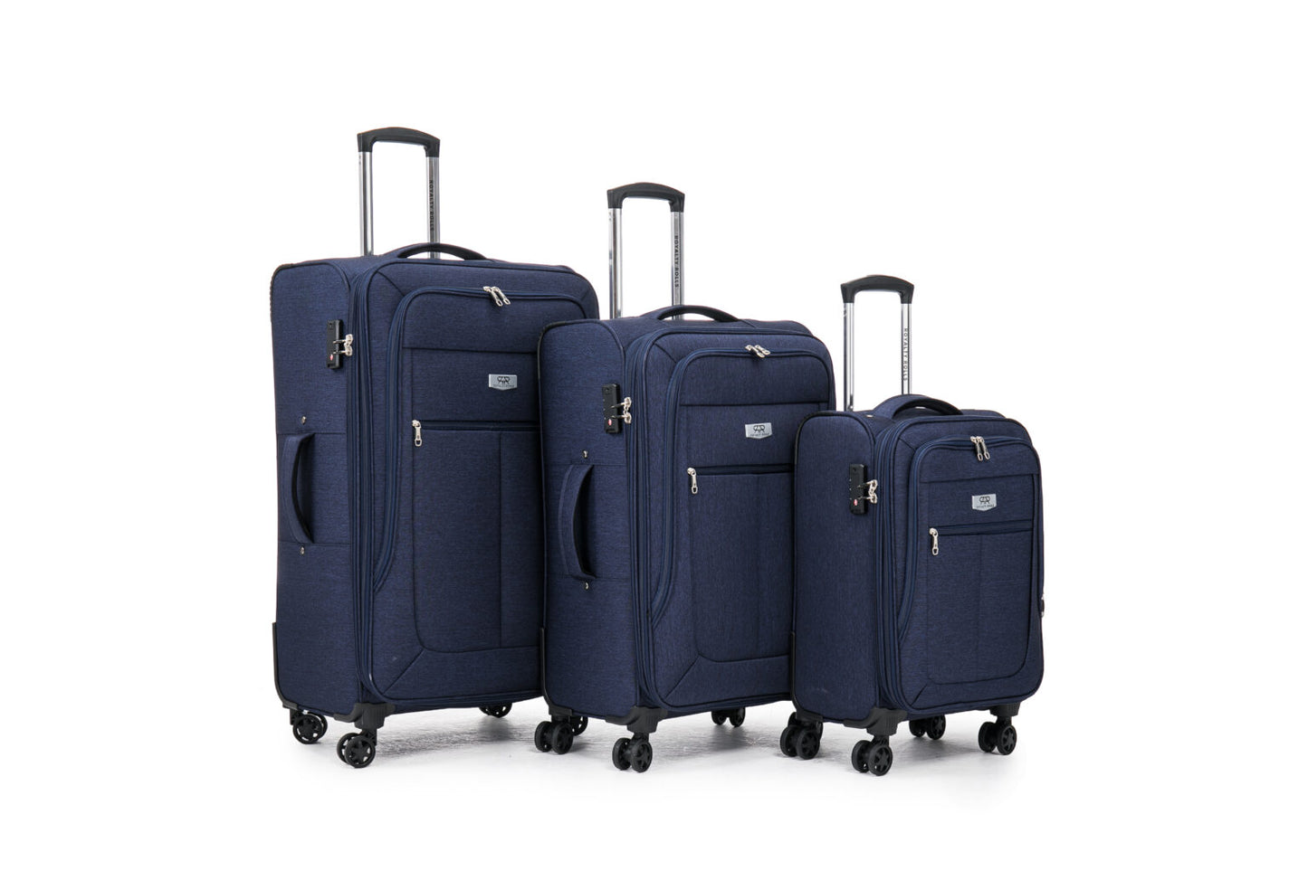 Lot de 3 Valises en Tissu Souple – Résistantes, Légères et Fonctionnelles