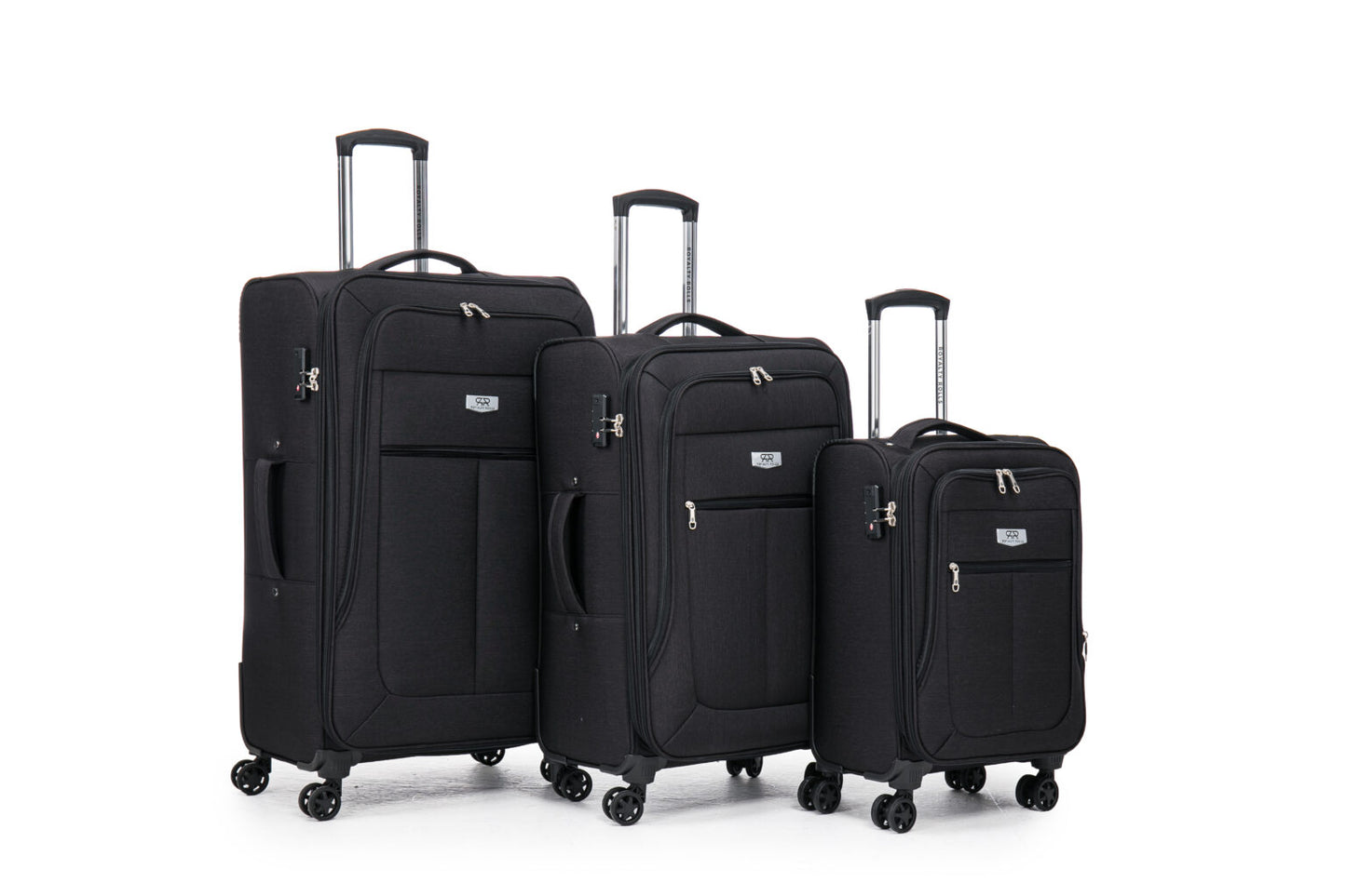 Lot de 3 Valises en Tissu Souple – Résistantes, Légères et Fonctionnelles
