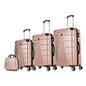 Ensemble de 3 Valises Rigides Premium - Coque ABS Haute Résistance, 4 Roues Multidirectionnelles 360°, Serrure de Sécurité Intégrée - Idéal pour Voyage Cabine et Soute-Livraison Gratuite