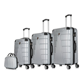 Ensemble de 3 Valises Rigides Premium - Coque ABS Haute Résistance, 4 Roues Multidirectionnelles 360°, Serrure de Sécurité Intégrée - Idéal pour Voyage Cabine et Soute-Livraison Gratuite