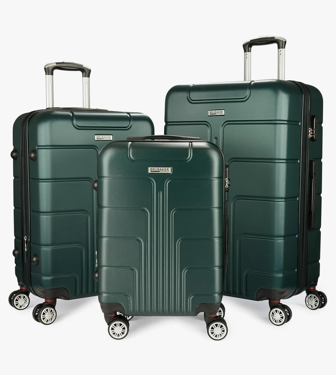 Ensemble de 3 Valises Rigides Premium - Coque ABS Haute Résistance, 4 Roues Multidirectionnelles 360°, Serrure de Sécurité Intégrée - Idéal pour Voyage Cabine et Soute-Livraison Gratuite