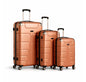 Ensemble de 3 Valises Rigides Premium - Coque ABS Haute Résistance, 4 Roues Multidirectionnelles 360°, Serrure de Sécurité Intégrée - Idéal pour Voyage Cabine et Soute-Livraison Gratuite